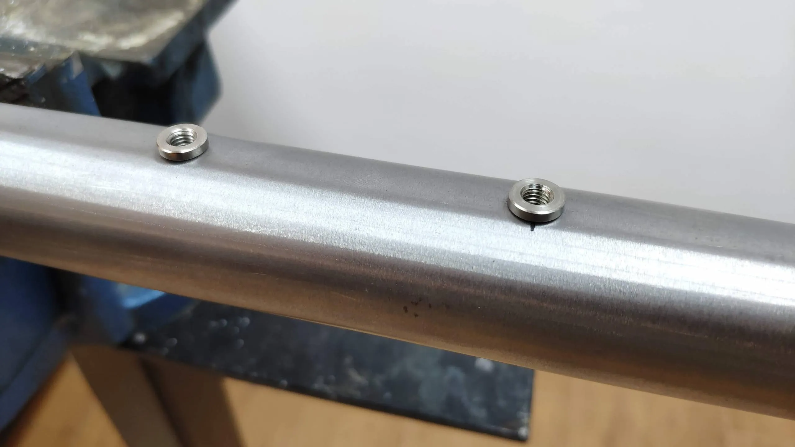 Detalle del cuadro de Bicicletas de Carretera de Acero