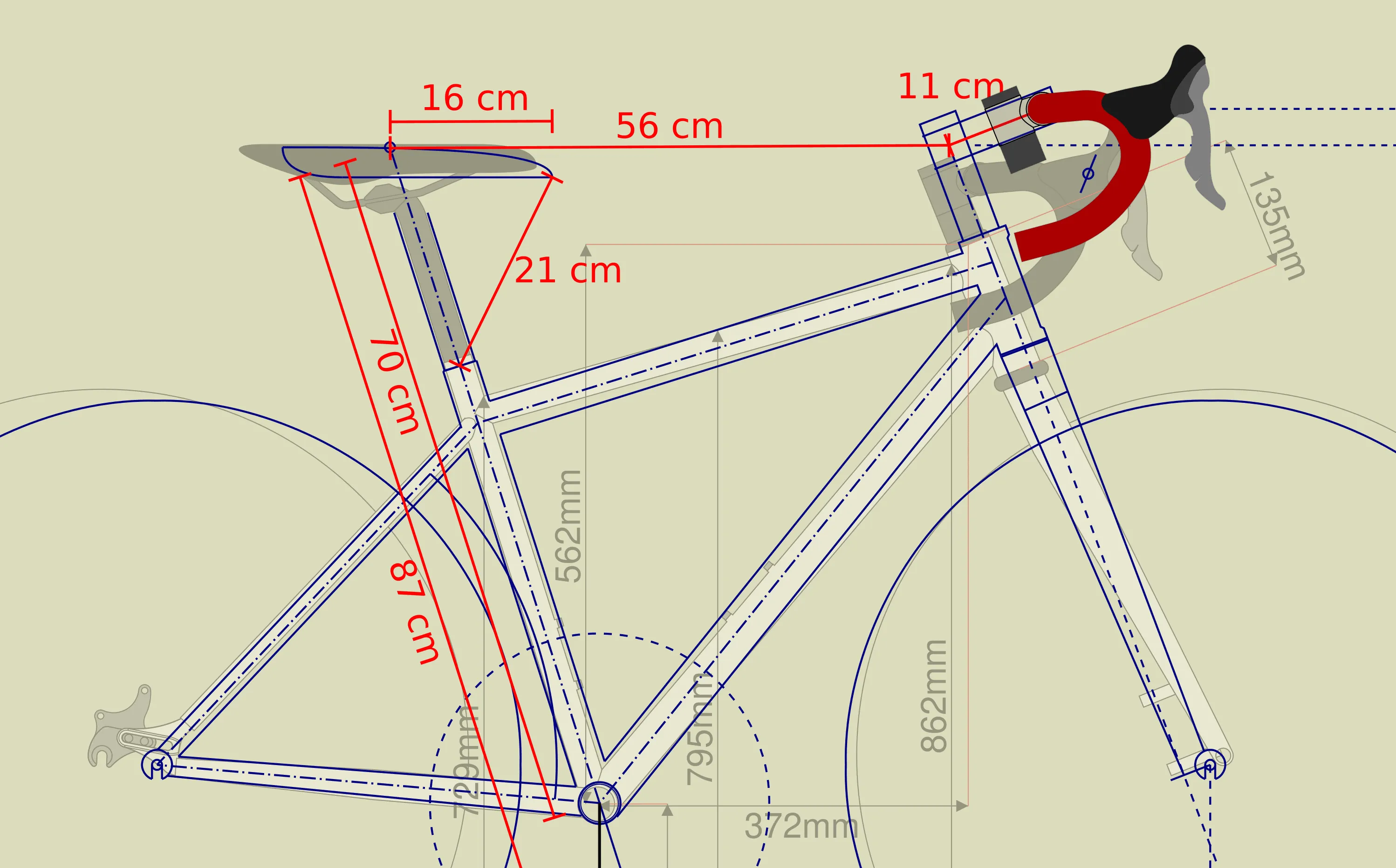 Detalle de ruedas y cockpit de Oxia TT232