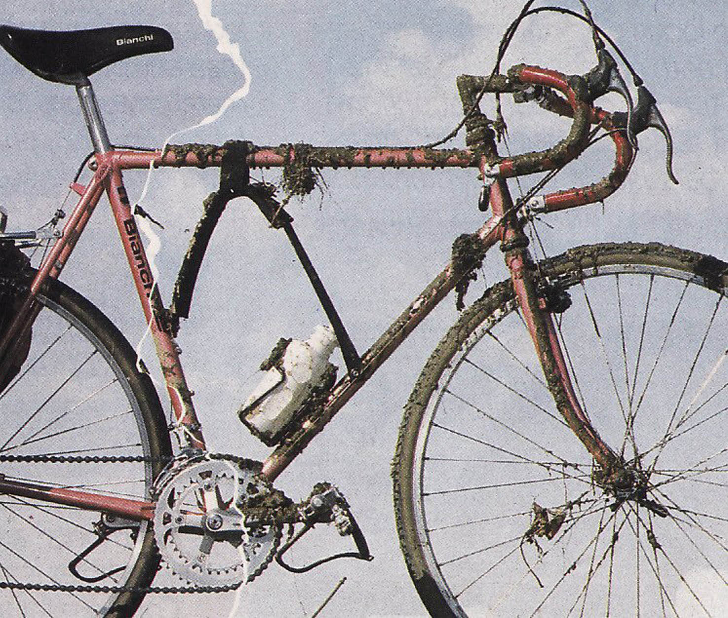 Bianchi Volpe con ganchos para transporte sobre el hombro