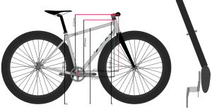 Geometría: misma bici con cubiertas 29x2.6