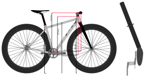 Geometría: cambio de horquilla para alojar la rueda nueva